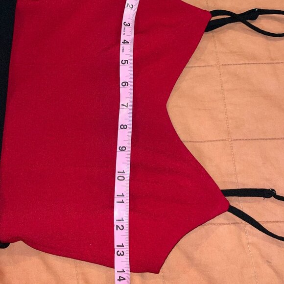 Dress The Populaion Emma Spaghetti Body-Con Dress in Red Wome XS - Picture 7 of 11